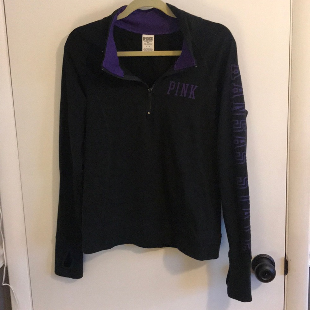 PINK KSU 1/4 zip